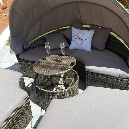 Sonneninsel Wiek Mit Eigener Sauna Und Fahrradgarage Inkl Waeschepaket 公寓 *