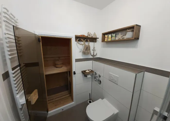 Apartman Sonneninsel Wiek Mit Eigener Sauna Und Fahrradgarage *